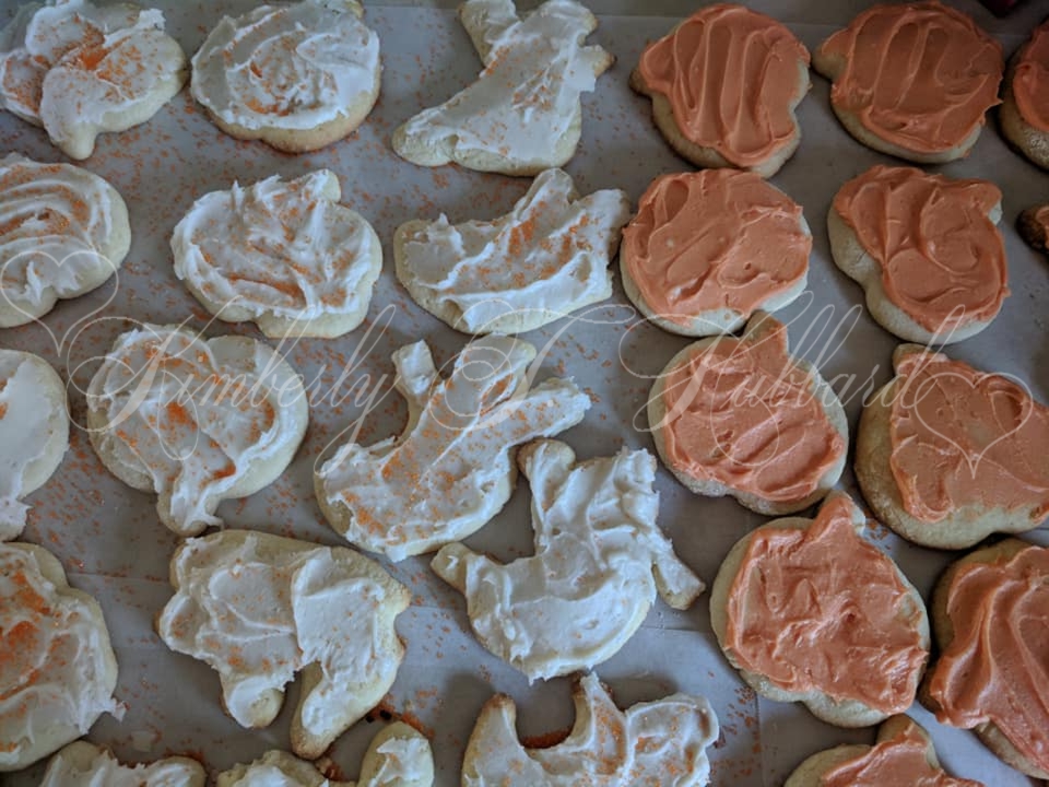 Frosted Halloween Cookies